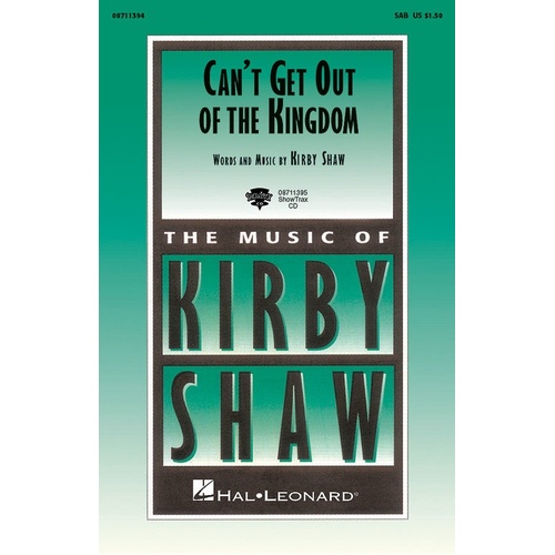 Cant Get Out Of The Kingdom ShowTrax CD (CD Only)