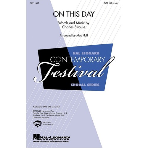 On This Day SATB (Octavo)
