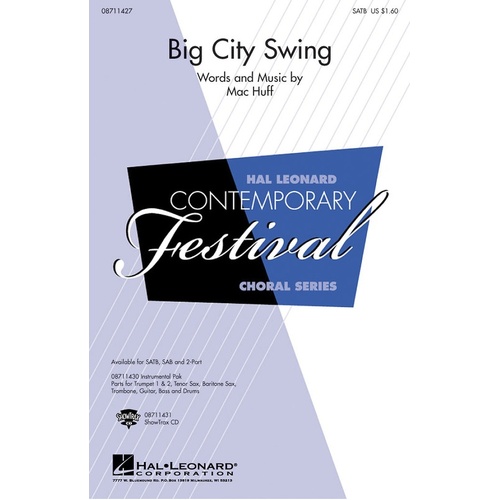 Big City Swing ShowTrax CD (CD Only)