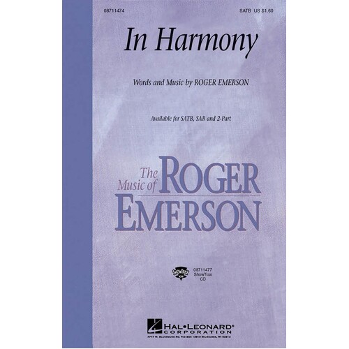 In Harmony SATB (Octavo)