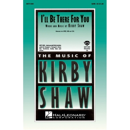 Ill Be There For You ShowTrax CD (CD Only)