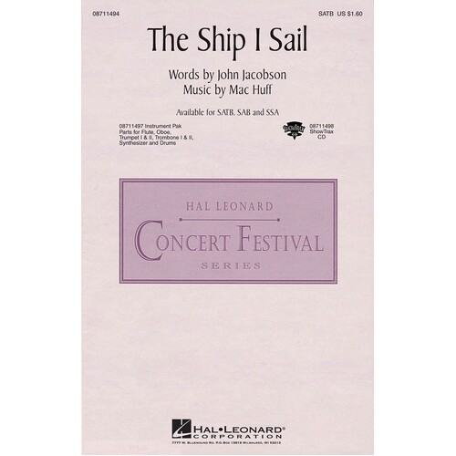 Ship I Sail SATB
