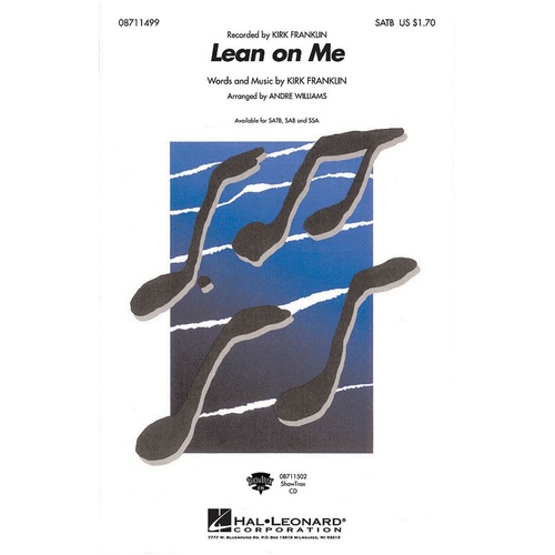 Lean On Me SATB (Octavo)