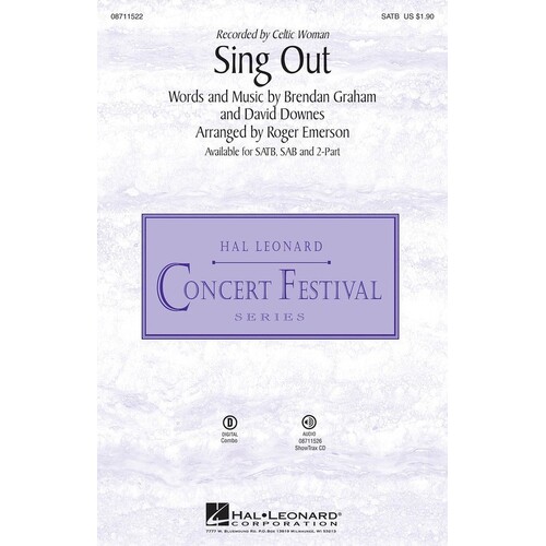 Sing Out SAB (Octavo)