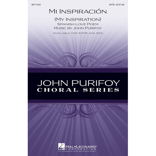 Mi Inspiracion SATB (Octavo)