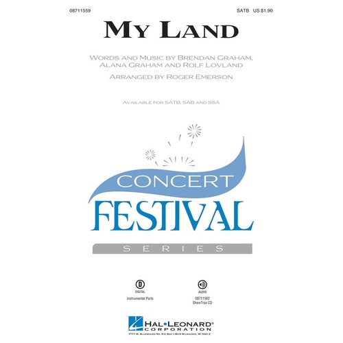 My Land ShowTrax CD (CD Only)