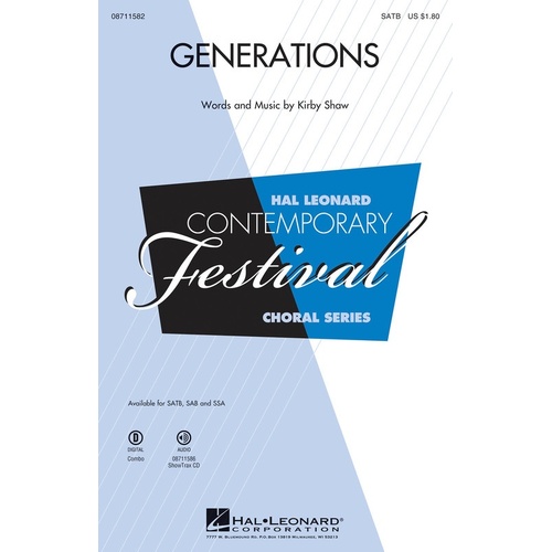 Generations ShowTrax CD (CD Only)