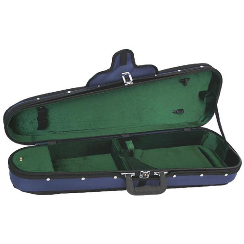 Shaped Viola Case FPS Suspension 16-16.5in with Cushioned Velour Interior and Accessories Compartment