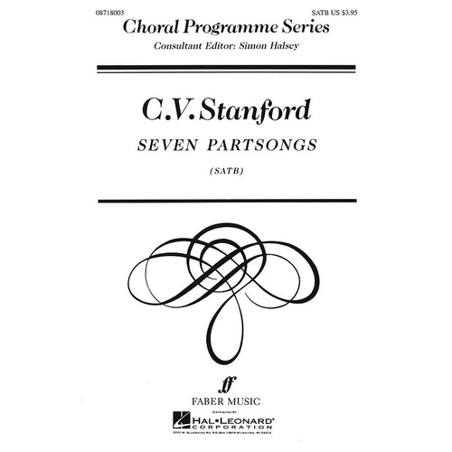 Partsongs 7 SATB A Cappella (Octavo)