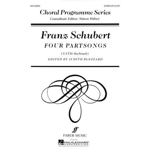 Four Partsongs SATB Keyboard