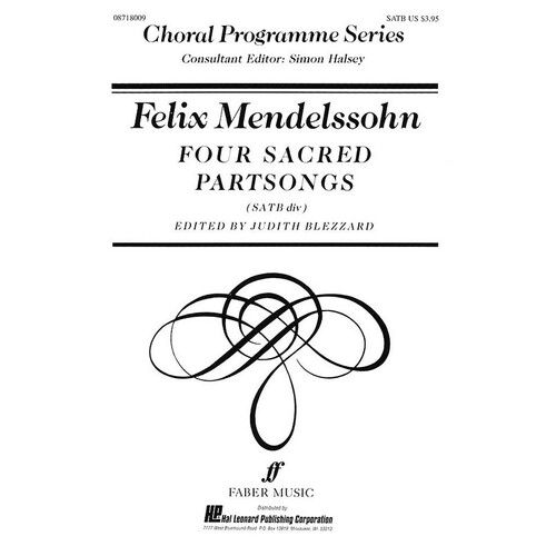 Four Sacred Partsongs SATB A Capp (Octavo)