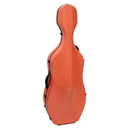 TG Burnt Orange Polycarbonate Cello Case with Music Pocket