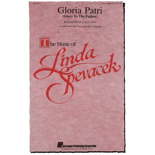 Gloria Patri SSA Arr Spevacek (Octavo)