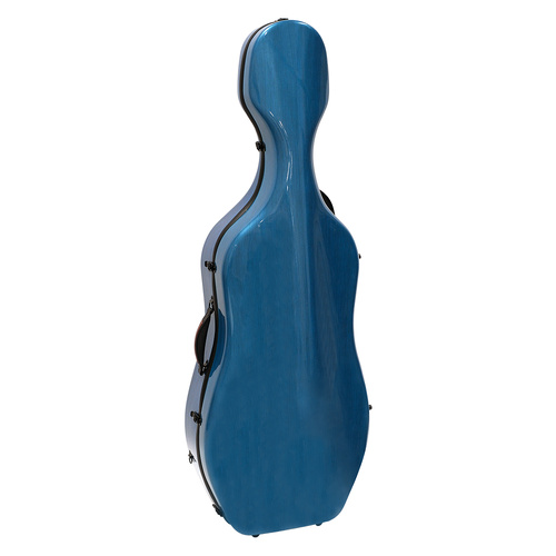 TG Polycarbonate Cello Case with Music Pocket - Blurple