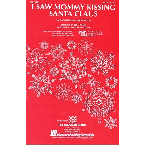 I Saw Mommy Kissng Santa Claus SATB (Octavo)