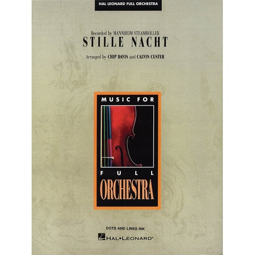 Stille Nacht Hal Leonard Full Orchestra 3-4 (Music Score/Parts)