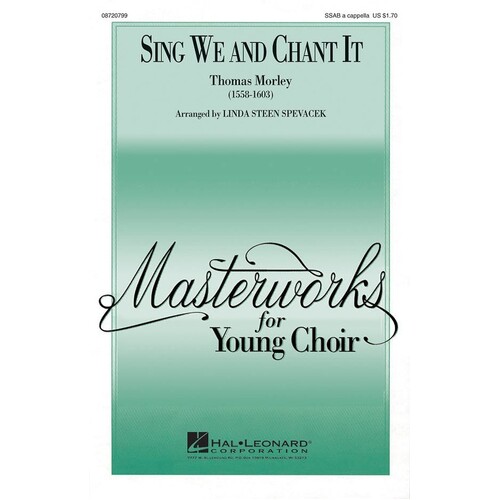 Sing We And Chant It SSAB (Octavo)