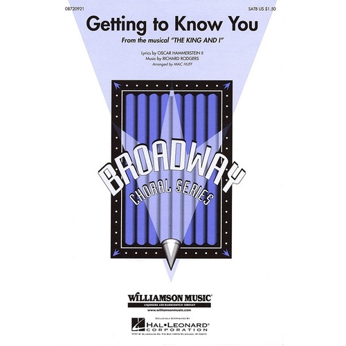 Getting To Know You SATB (Octavo)