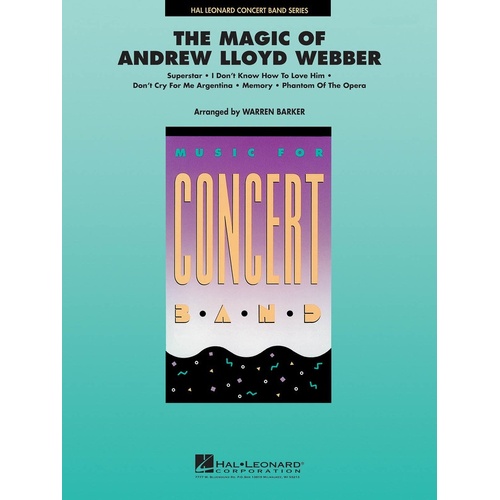 Magic Of Andrew Webber Concert Band 4 Score/Parts (Pod) (Music Score/Parts)