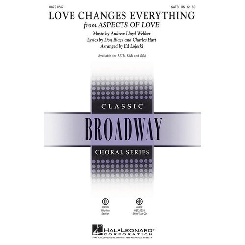 Love Changes Everything SAB (Octavo)