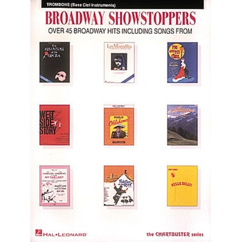 Broadway Showstoppers Trombone (Softcover Book)