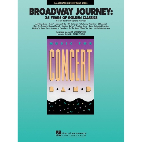 Broadway Journey 25 Years Concert Band 4 (Music Score/Parts)