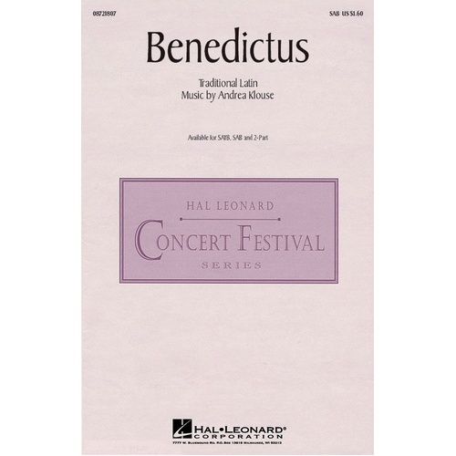 Benedictus SAB (Octavo)