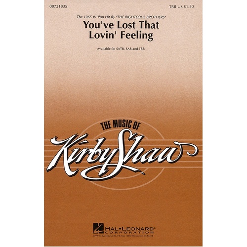 Youve Lost That Lovin Feeling Tbb (Octavo)