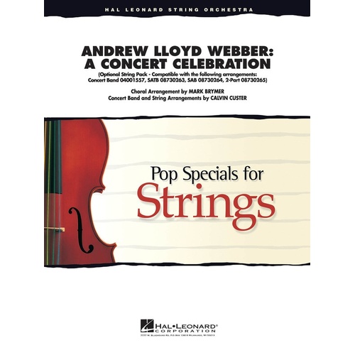 Pop Specials for Strings - Andrew Lloyd Webber Concert Celebration 3-4 (Music Score/Parts)