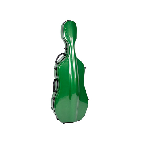 Cello Case-Fibreglass HQ Deluxe-Green