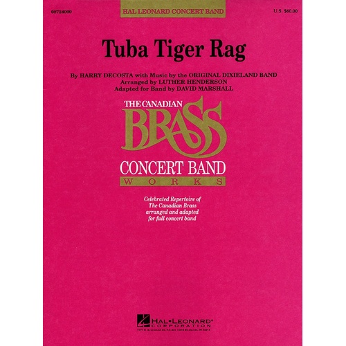 Tuba Tiger Rag Concert Band 4 (Music Score/Parts)