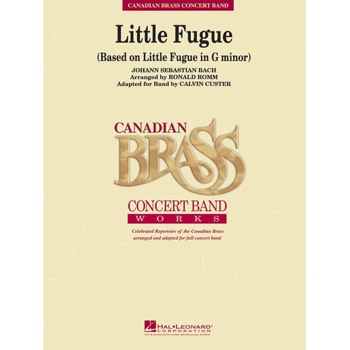 Little Fugue Concert Band (Music Score/Parts)