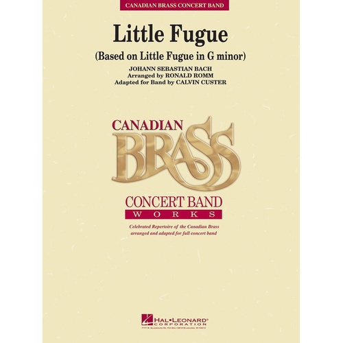 Little Fugue Concert Band (Music Score/Parts)