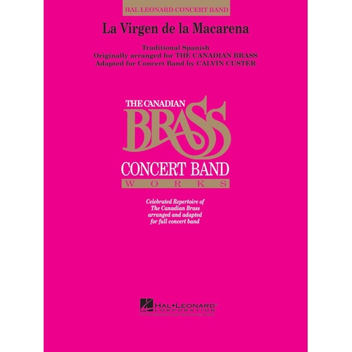 La Virgen De La Macarena Concert Band Arr Custer (Pod) (Music Score/Parts)