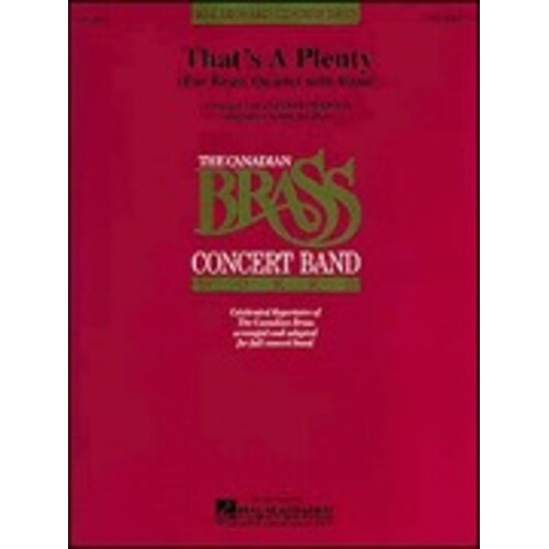 Thats A Plenty (Brass Qnt W/Band) Concert Band Gr 4 (Music Score/Parts)