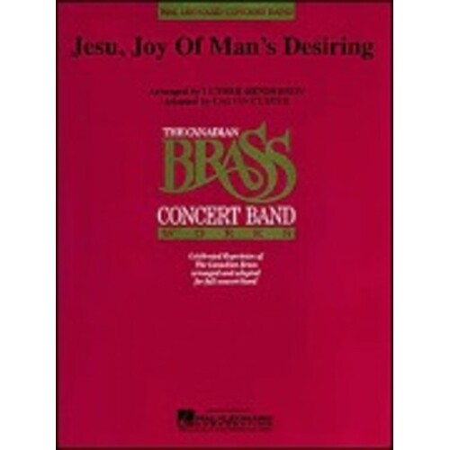 Jesu Joy Of Mans Desiring Concert Band Gr 4 (Music Score/Parts)