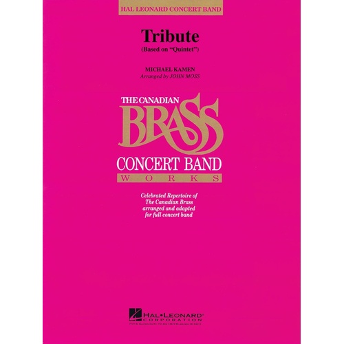 Tribute (Based On Quintet) Concert Bandcb4 (Music Score/Parts)