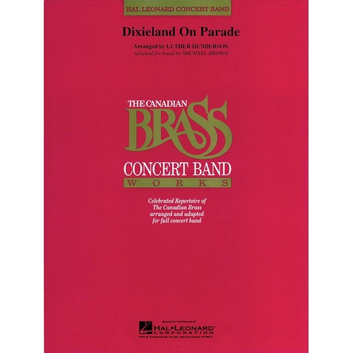 Dixieland On Parade Concert Bandcb4 (Music Score/Parts)