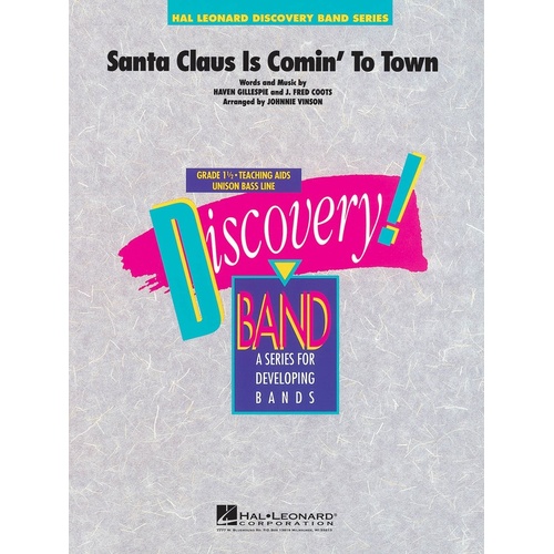 Santa Claus Is Comin To Town Discovery Concert Band 1.5 Score/Parts