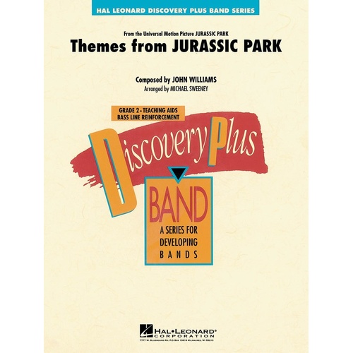 Themes From Jurassic Park Discovery Plus Concert Band 2 (Music Score/Parts)