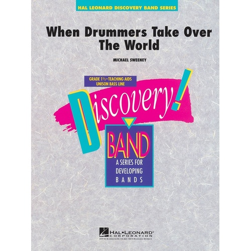 When Drummers Take Over World (Pod) Concert Band 1 Score/Parts