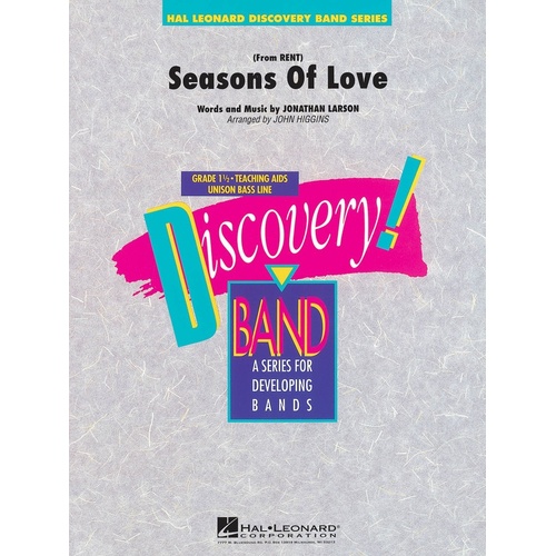 Seasons Of Love Discovery Concert Band 1.5 (Pod) (Music Score/Parts)