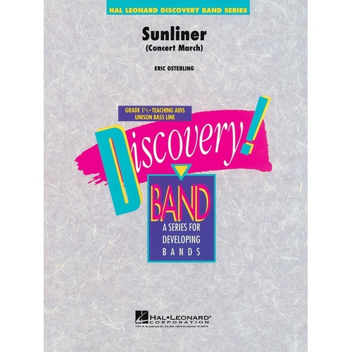 Sunliner Concert March Discovery Concert Band 1.5 (Music Score/Parts)