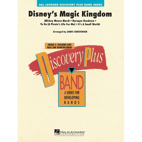 Disneys Magic Kingdom Discovery Plus Concert Band 2 (Music Score/Parts)