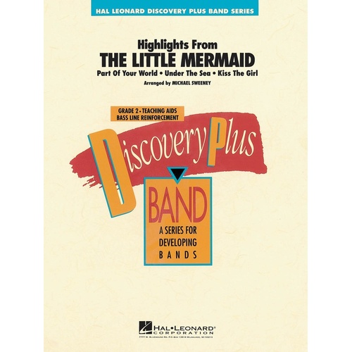Little Mermaid Highlights Discovery Plus Concert Band 2 (Pod) (Music Score/Parts)