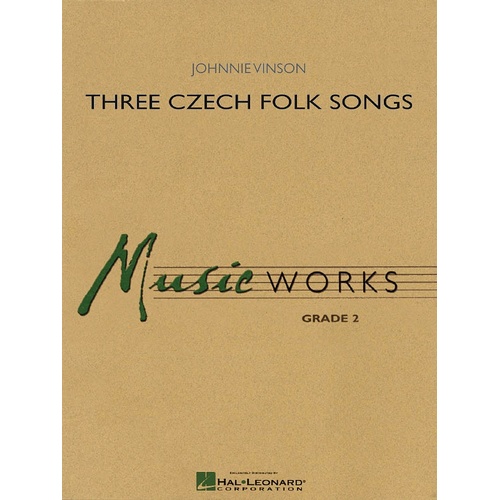 Three Czech Folk Songs Discovery Plus Concert Band 2 (Music Score/Parts)
