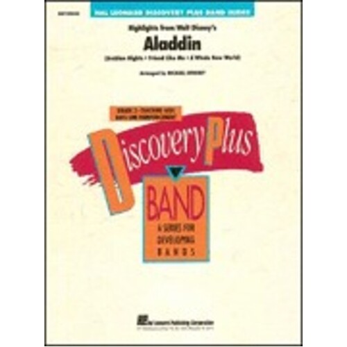 Aladdin Highlights Discovery Plus Concert Band 2 (Music Score/Parts)