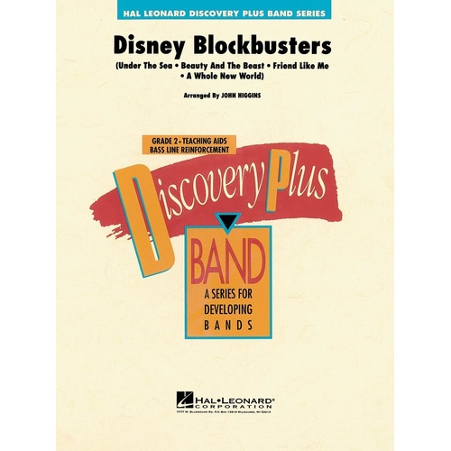 Disney Blockbusters Discovery Plus Concert Band 2 (Music Score/Parts)