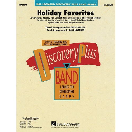 Holiday Favorites Medley Discovery Plus Concert Band 2 (Music Score/Parts)