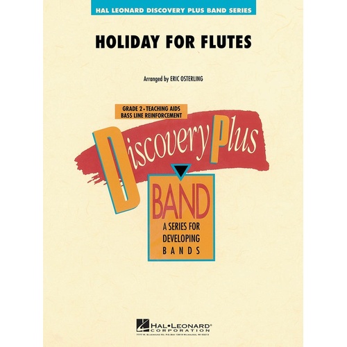 Holiday For Flutes Discovery Plus Concert Band 2 Score/Parts